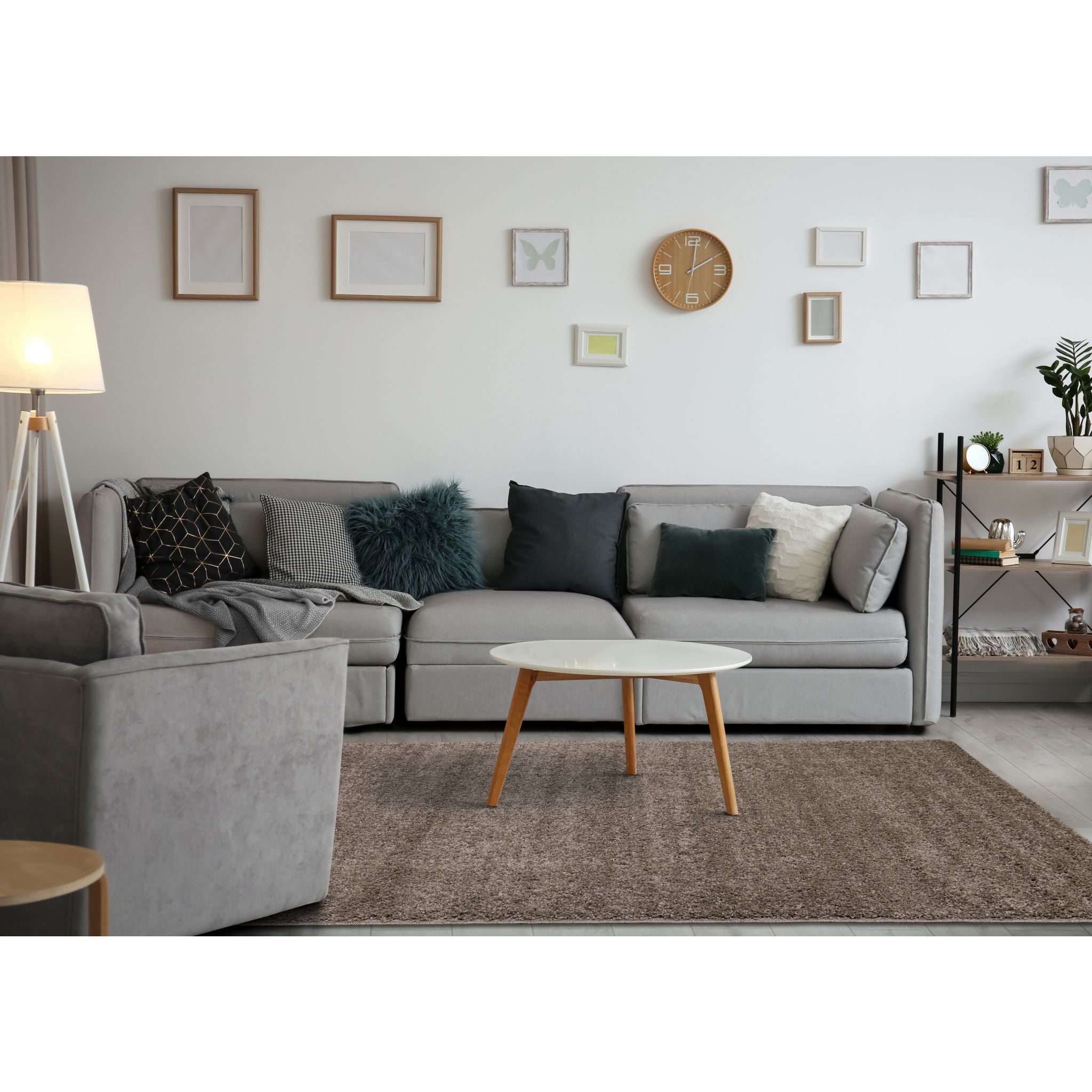 Premium Brio Area Rug - Soft & Durable Non-Slip Living Room Carpet - Perfect for Home Decor, Bedroom, Office & High Traffic Areas