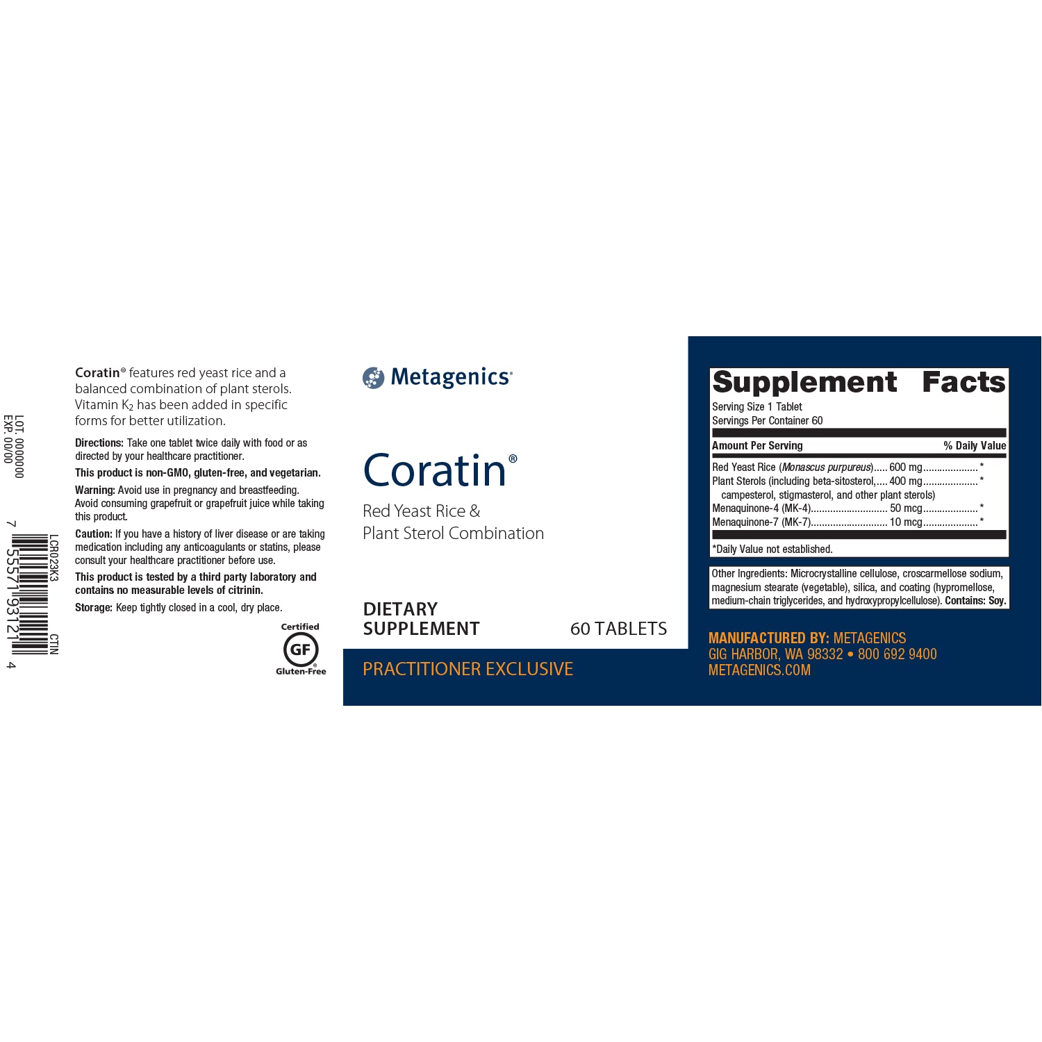 Coratin 60 Tablets - Premium Collagen Supplement for Skin, Hair & Nail Health - Anti-Aging & Hydration Support - Perfect for Daily Beauty Routine & Wellness Regimen