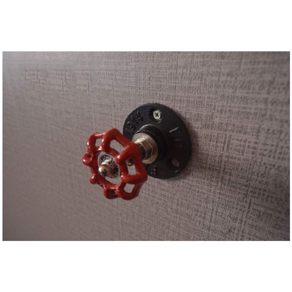 Brandname Laide Industrial Drawer Handles 2-Pack Red for Furniture & Cabinets - Home & Office Upgrade