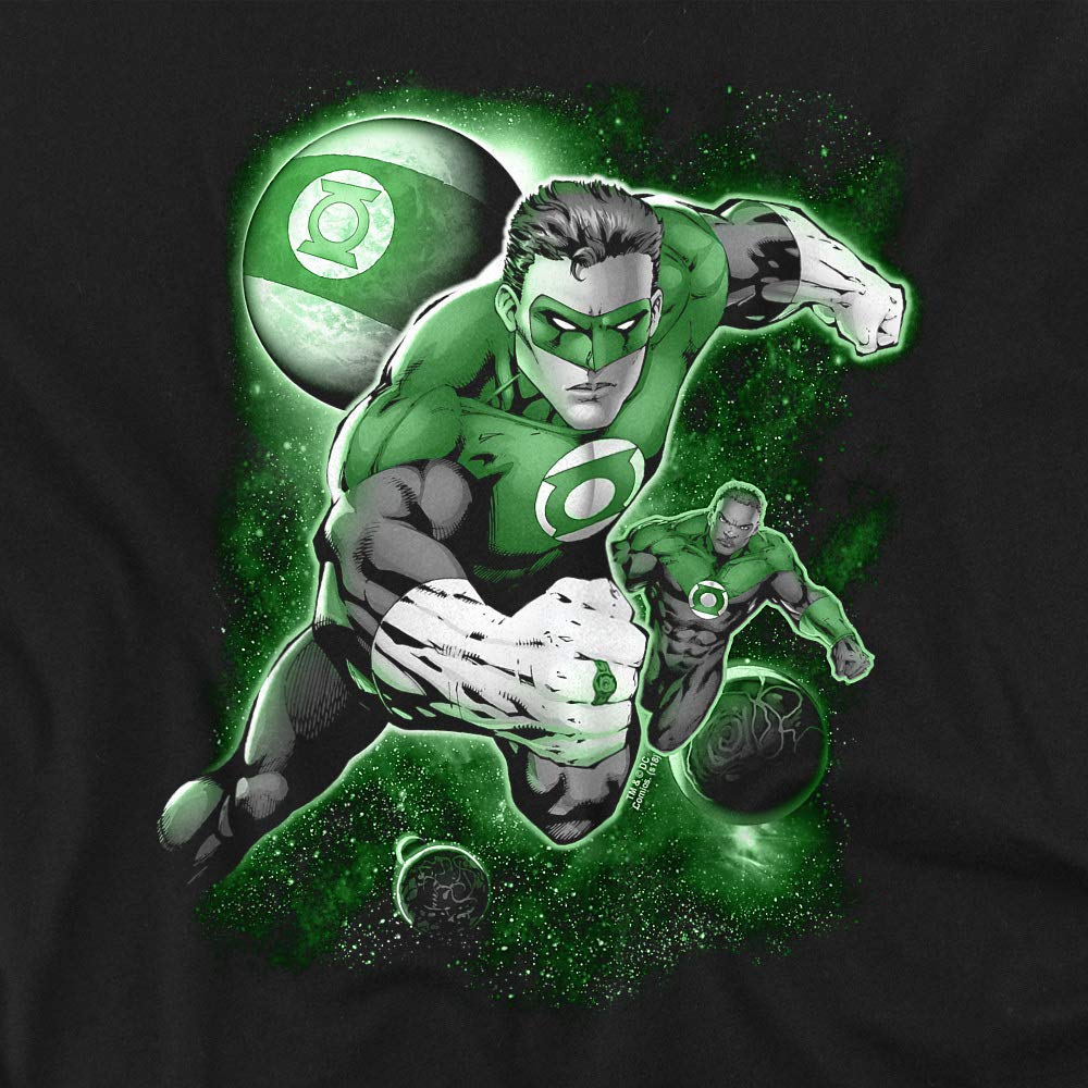 Green Lantern Lantern Planet Women's Graphic T-Shirt - Superhero Comic Book Tee for Cosplay, Casual Wear & Gift Ideas