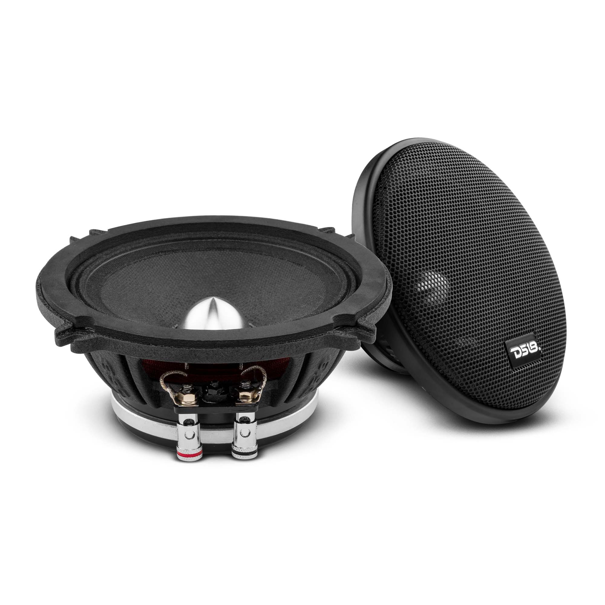 PRO 5.25 Neodymium Full Range Bullet Loudspeaker 200W RMS 4 Ohm - High Power Car Audio & Marine Speaker for Boats, Motorcycles, ATVs