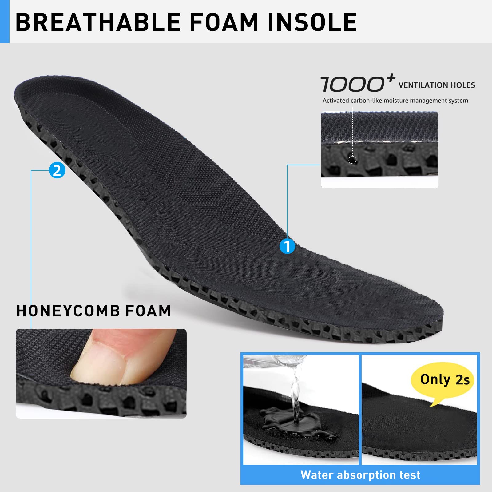 JIAFO Women's Athletic Walking Shoes - Slip On Sneakers for Women, Non-Slip Running Shoes, Breathable Lightweight Mesh Knit Casual Shoes | Perfect for Walking, Jogging, Gym Workouts & Everyday Wear