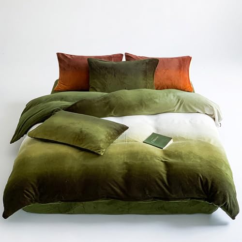 Gradient Green Velvet