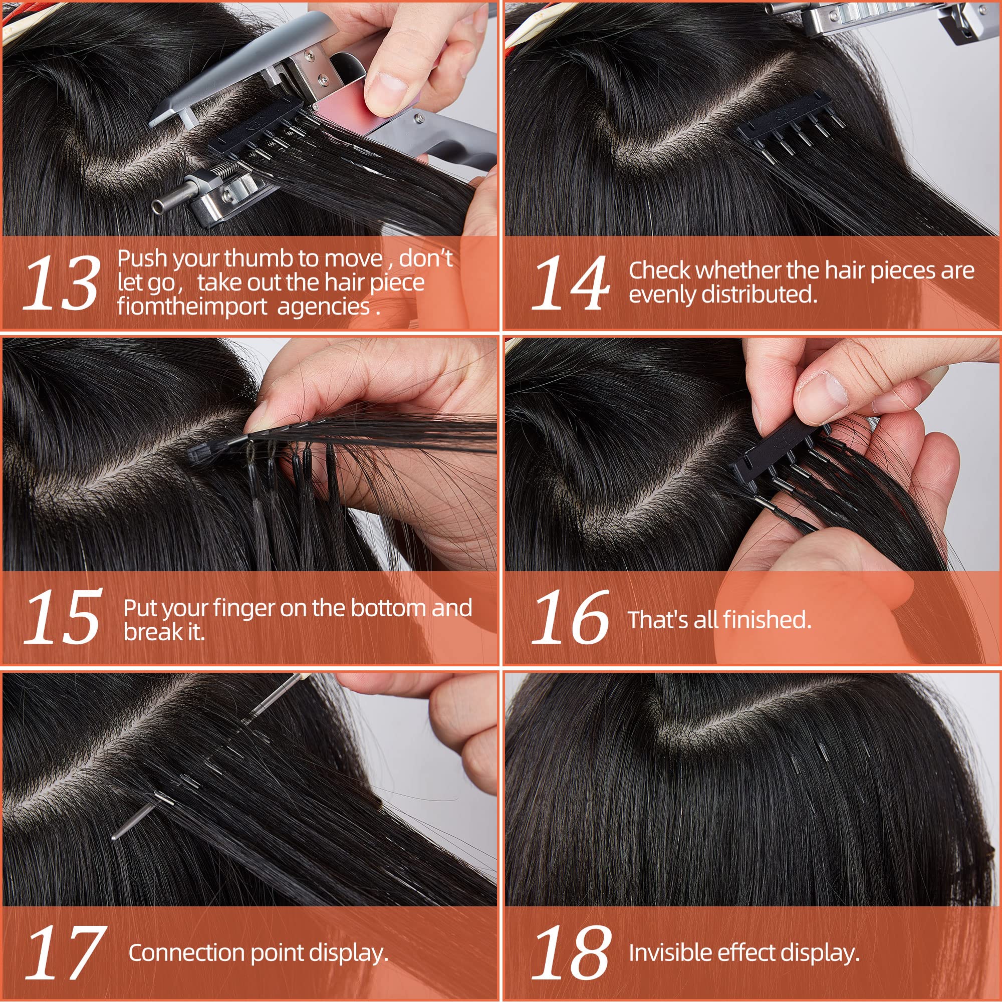 6D Second Generation 100% Real Human Hair Extensions - 5 Bundles (22 Inches, #60) - Perm & Dye Friendly, Tangle-Free for Styling & Volume - Perfect for Daily Wear, Parties & Special Occasions