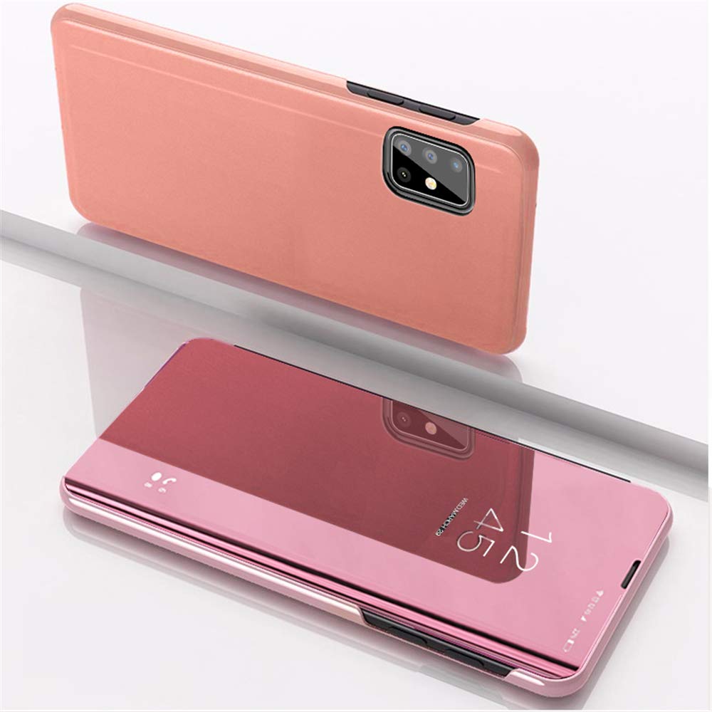 Premium Mirror Design Clear View Flip Case for iPhone 12 Pro Max (6.7