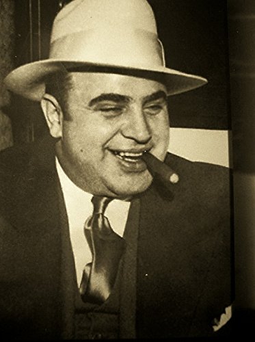Vintage Al Capone Gangster Poster Print - 20x30 Inch Laminated Wall Art with Vibrant Colors & HD Imagery - Perfect for Home Office Decor, Man Cave, or Gift for History Buffs