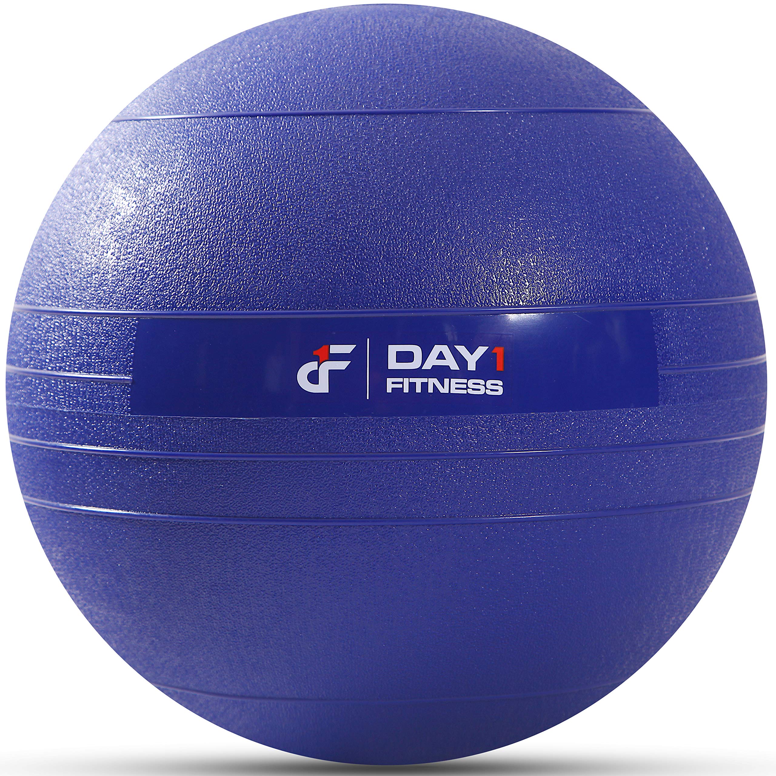 Day 1 Fitness 45 lbs Weighted Slam Ball - No Bounce Medicine Ball for High Intensity Training, Functional Strength Workouts & Cardio Exercises | Perfect for CrossFit, Home Gym & Functional Fitness Training