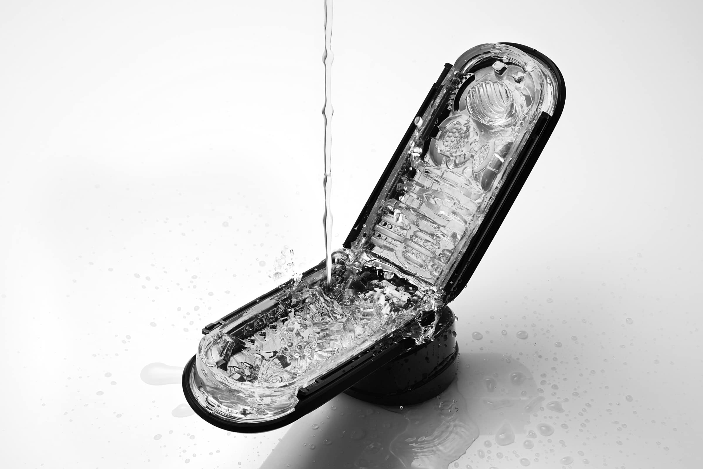 TENGA FLIP 0 (Zero) Reusable Male Masturbator - Black Pleasure Cup Massager & Personal Toy for Men | Perfect for Solo Play & Discreet Pleasure (Model TFZ-002)