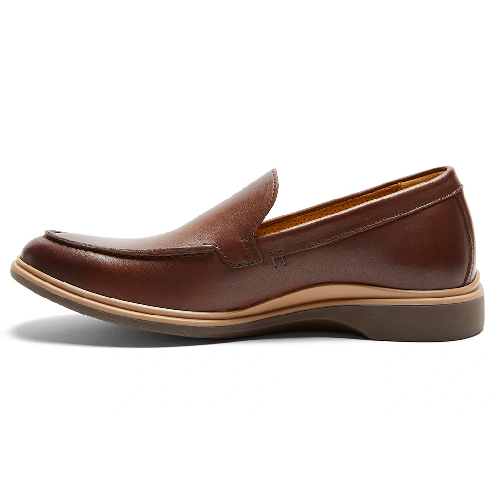 Premium Genuine Leather Loafers for Men - Chestnut Brown Slip-On Shoes - Comfortable & Stylish for Casual Wear, Office & Travel