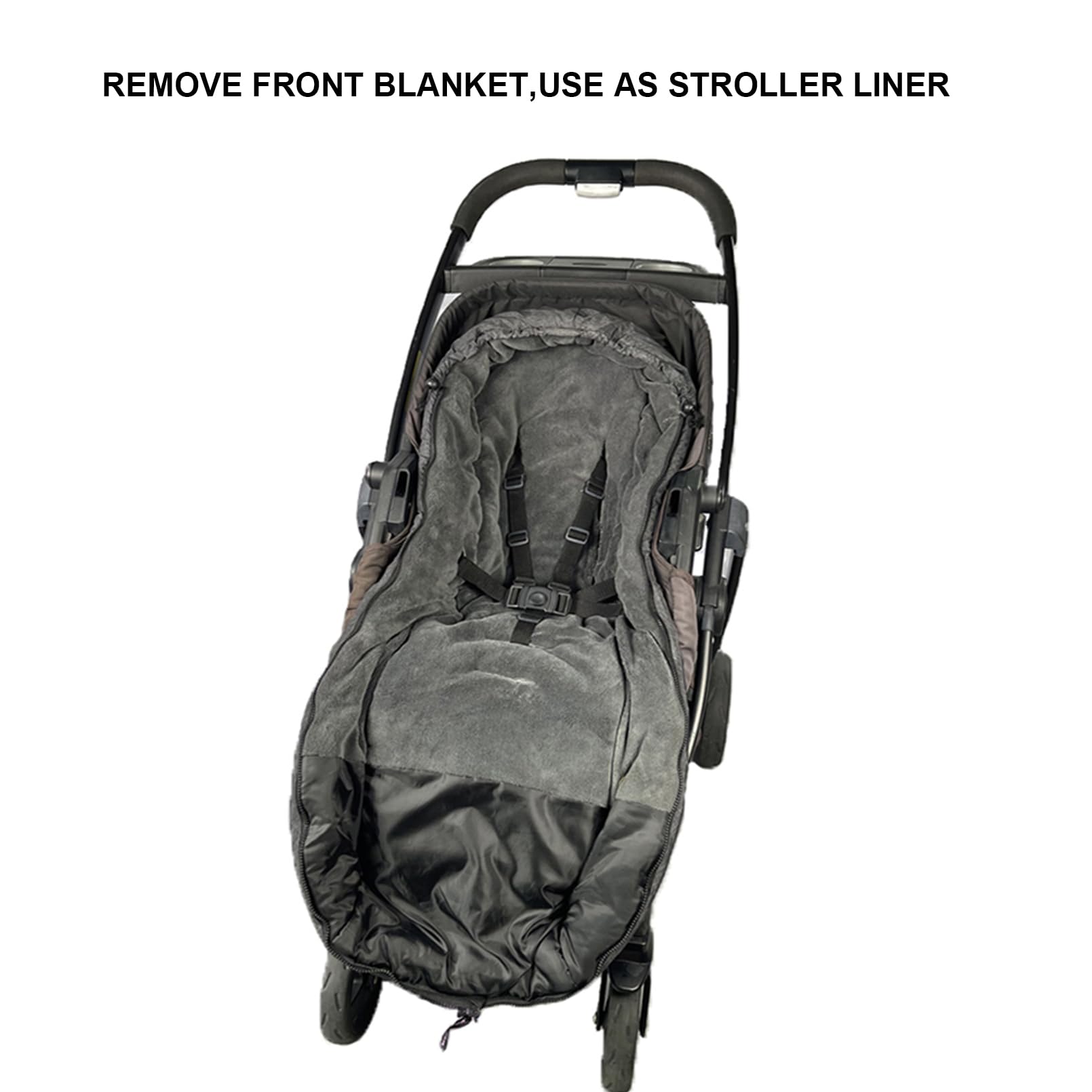 Universal Toddler Stroller Footmuff - Warm & Cozy Pushchair Sleeping Bag with Easy Open Front | Perfect for Winter Walks, Baby Stroller Accessories, Outdoor Activities with Infants