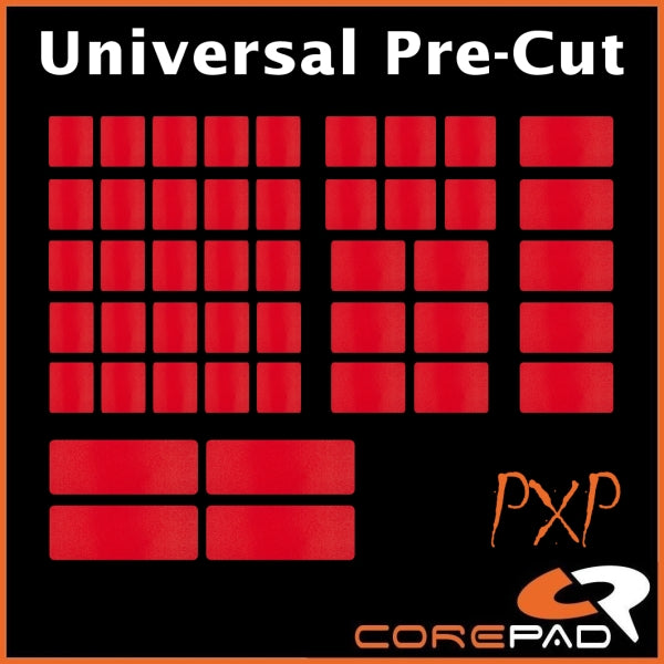 Corepad PXP Grips - Universal Precut Mouse Grip Sheet for Gaming & Esports - Enhanced Control for FPS, MOBA & PC Gaming