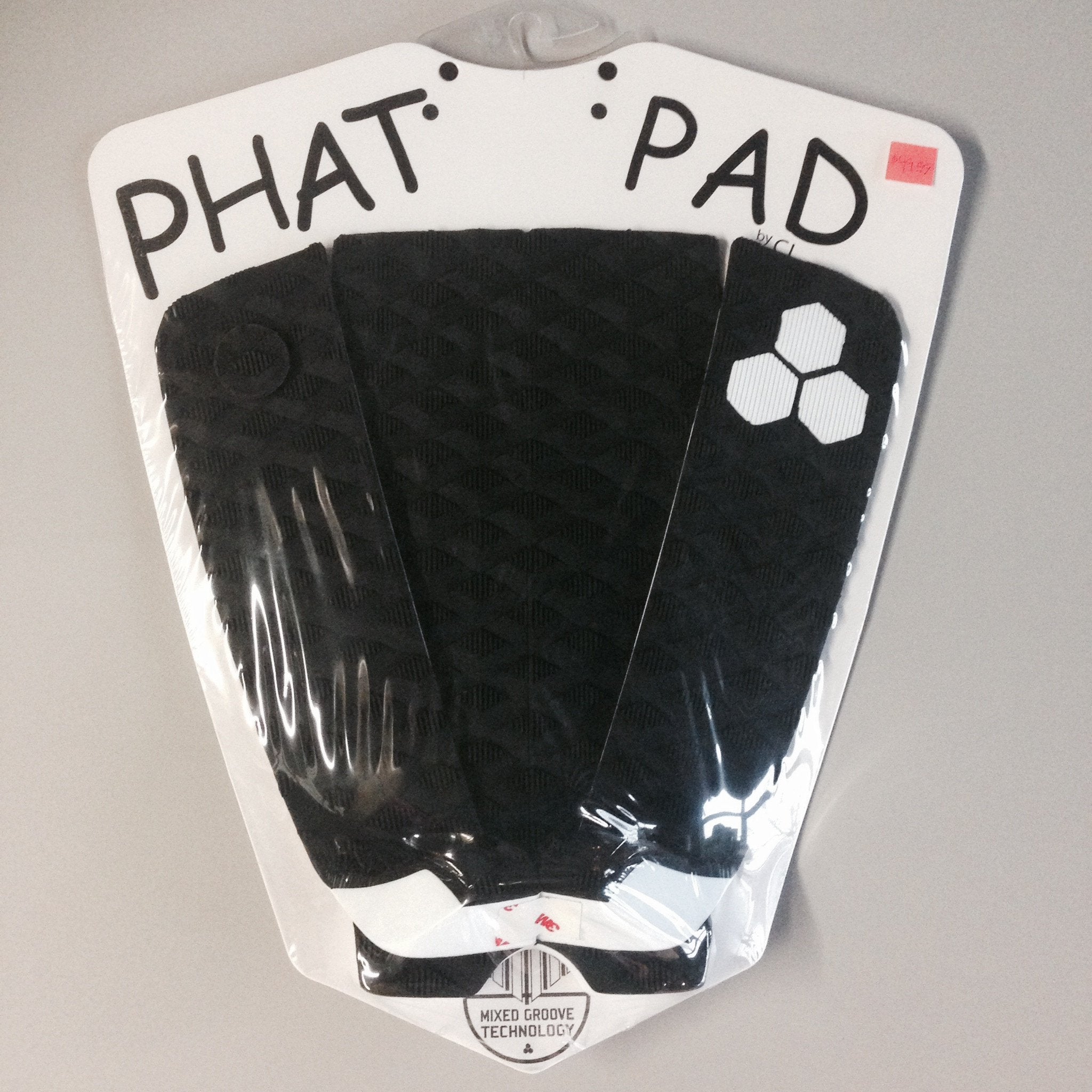 Channel Islands CI Phat Pad Black - Premium Surfboard Deck Grip for Enhanced Traction & Comfort | Ideal for Surfing, Paddleboarding & Water Sports