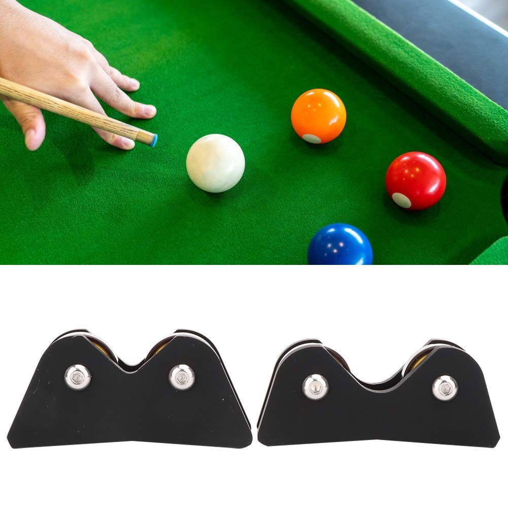 **2-Piece Lightweight Pool Billiard Cue Roller - Snooker Cue Straightness Detector & Checker Tool for Accurate Alignment - Perfect for Home, Club, and Professional Use**