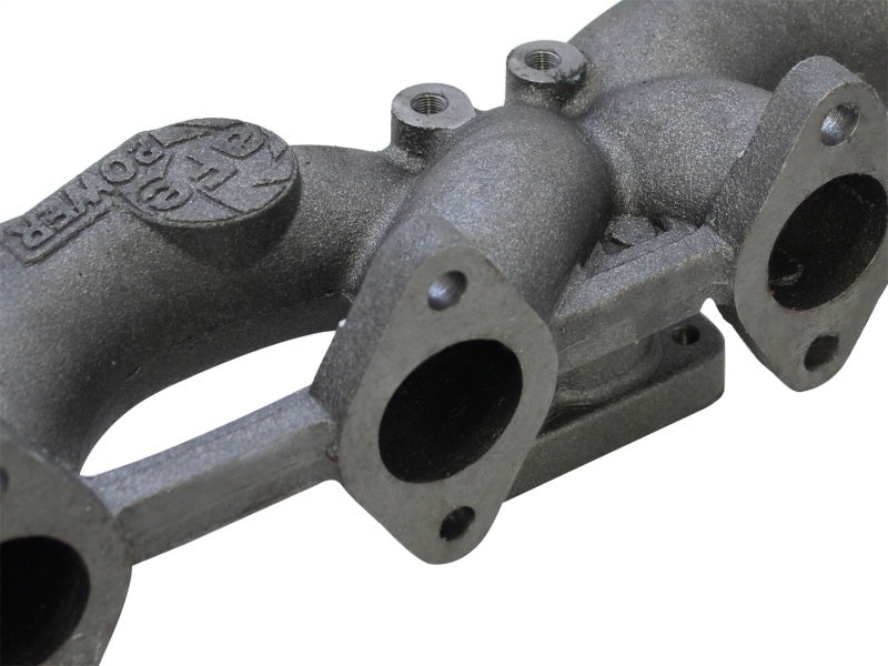 aFe Bladerunner Ductile Iron Exhaust Manifolds for 2003-2007 Dodge Diesel Trucks with 5.9L L6 Engine - Improves Performance & Durability for Towing & Off-Road Adventures