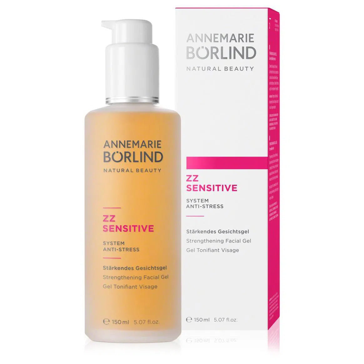 Annemarie Borlind ZZ Sensitive Strengthening Facial Gel for Sensitive Skin - Soothing & Hydrating Face Care for Redness & Irritation Relief - Perfect for Daily Skincare Routine & Post-Treatment Recovery