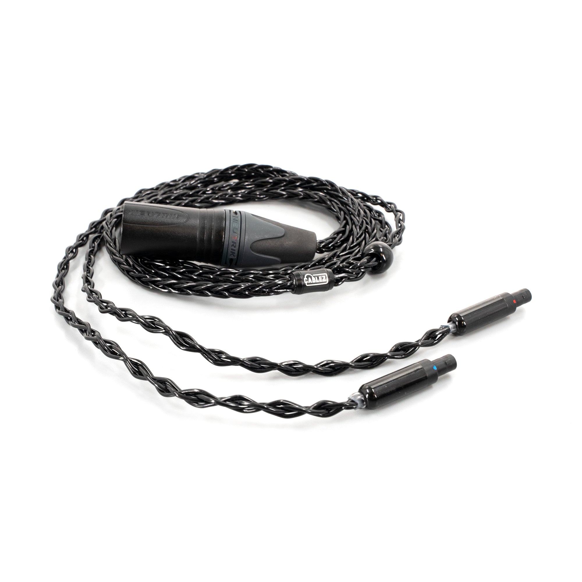 Dekoni Audio Premium Balanced 4-Pin XLR Cable for Sennheiser HD800 HD800S Headphones - High-Quality Audiophile Upgrade for Home Studio & Professional Listening