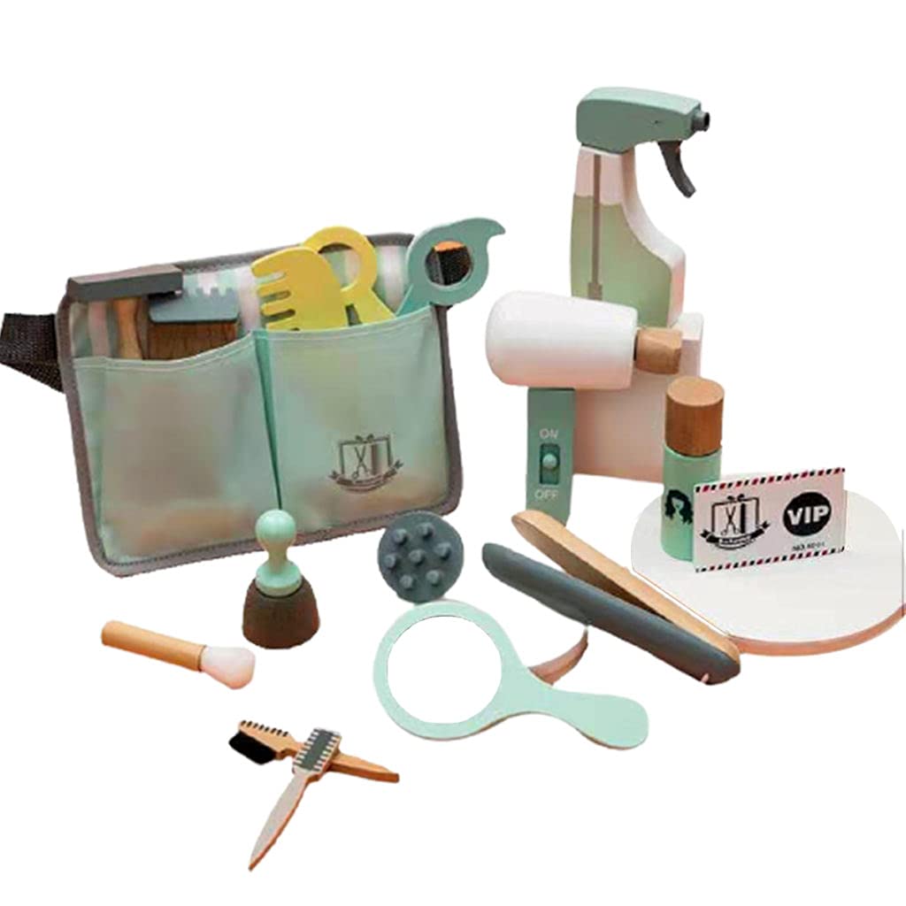 TOOYFUL Kids Barber Pretend Play Set - Professional Haircut Grooming Toy Kit for Boys & Girls, Perfect Christmas & Birthday Gift for Toddlers - Great for Role Play & Pretend Salon Games at Home
