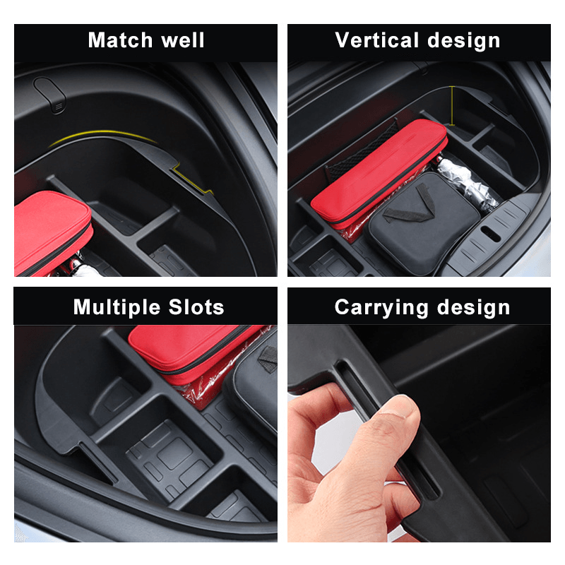 Premium Front Trunk Storage Box for Tesla Model Y (2020-2024) | Waterproof & Durable Organizer | Perfect for Road Trips, Camping & Everyday Storage