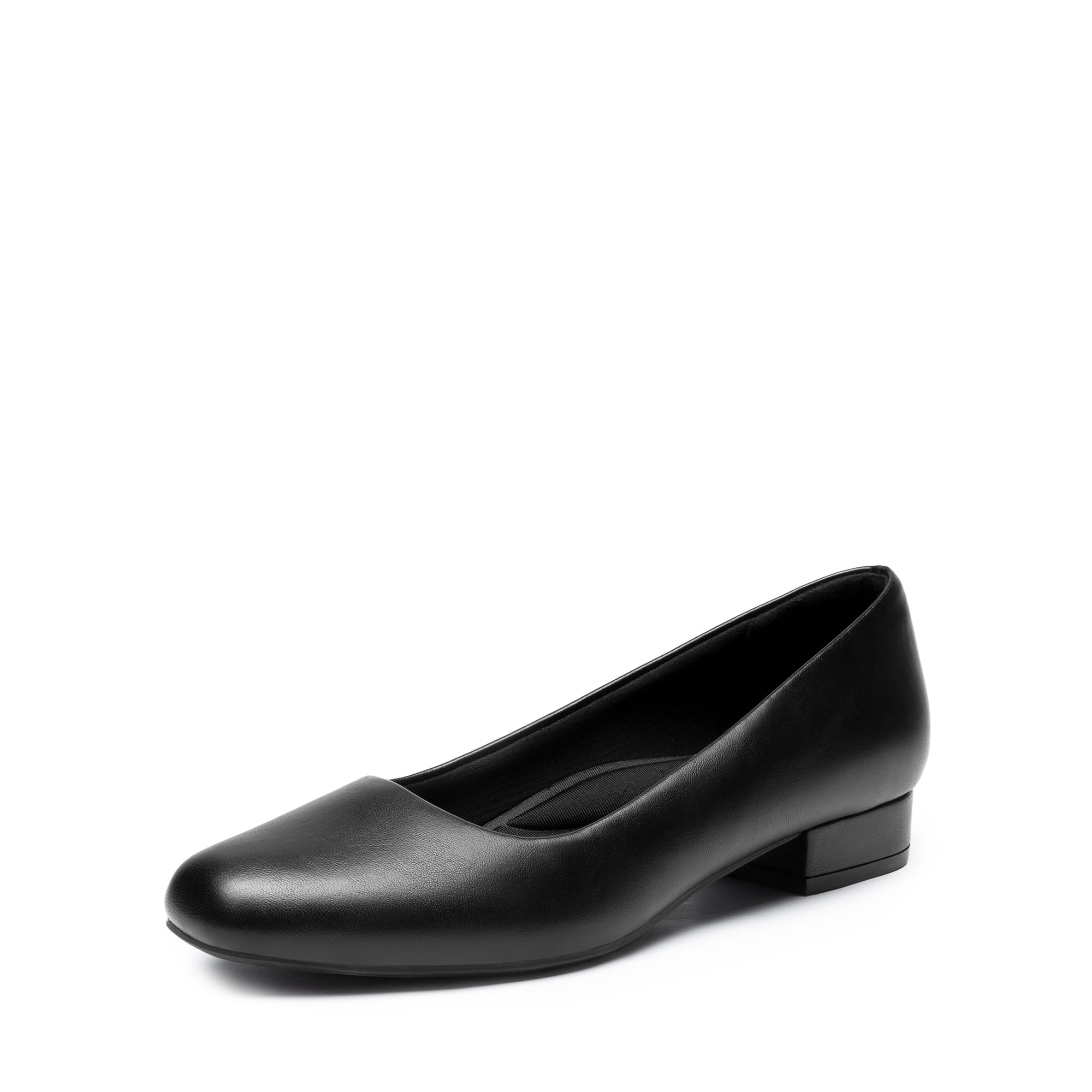 DREAM PAIRS Women's Chunky Low Block Heel Dress Shoes - Comfortable Closed Toe Pumps for Work, Office & Casual Wear | Slip-Resistant & Supportive for All-Day Comfort