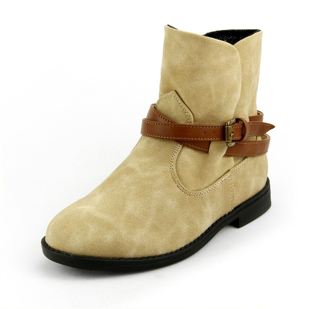 The Doll Maker Ankle Wrap Flat Bootie - Comfortable Women's Casual Shoes for Everyday Wear | Perfect for Office, Walking & Outfits