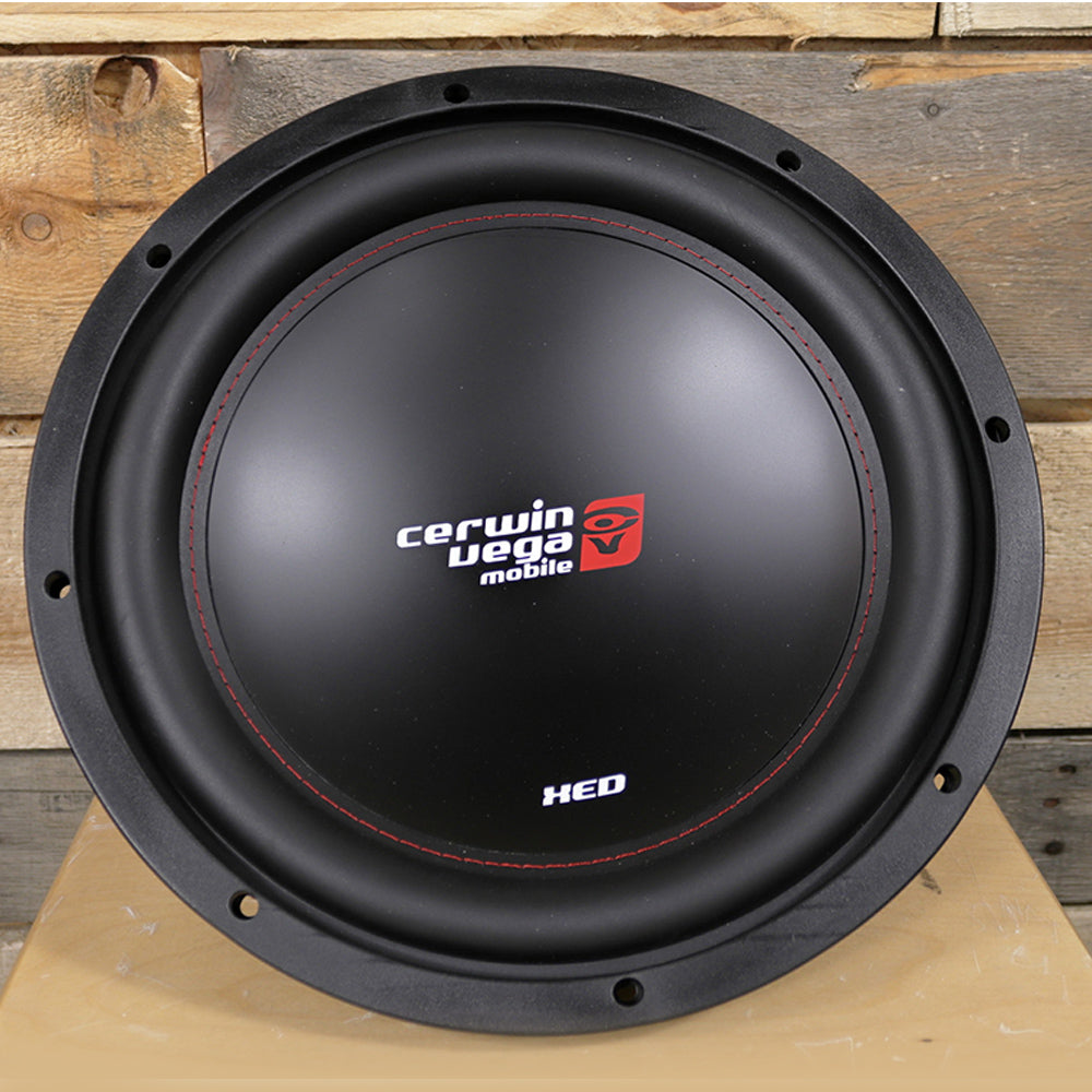 Cerwin Vega XED12V2 12-Inch 1000W Max Power 125W RMS Single 4 Ohm Car Subwoofer - Deep Bass for Car Audio Systems, Home Theater, and Music Enthusiasts