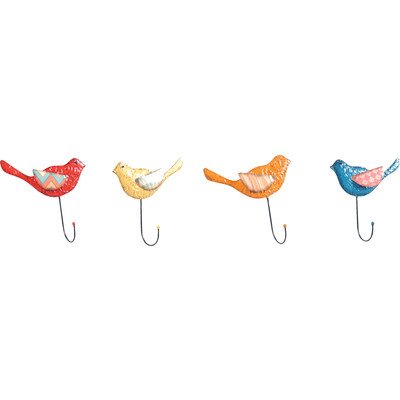 Sturdy Metal Bird Wall Hook - Decorative Coat Hanger for Hats, Keys & Bags - Perfect for Entryway, Bedroom & Bathroom Organization