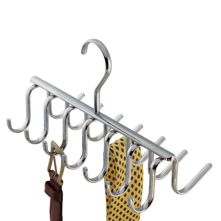 AXIS Adjustable Tie and Belt Organizer Rack - Perfect for Closet, Bedroom, and Office Storage Organization