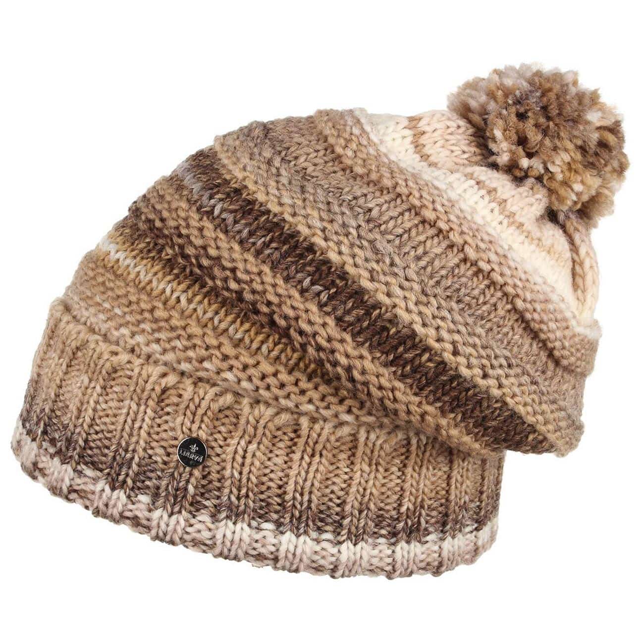 Lierys Faux Fur Pompom Beanie - Soft Winter Knit Hat for Women & Men - Cozy Cold Weather Accessory for Skiing, Snowboarding & Outdoor Activities