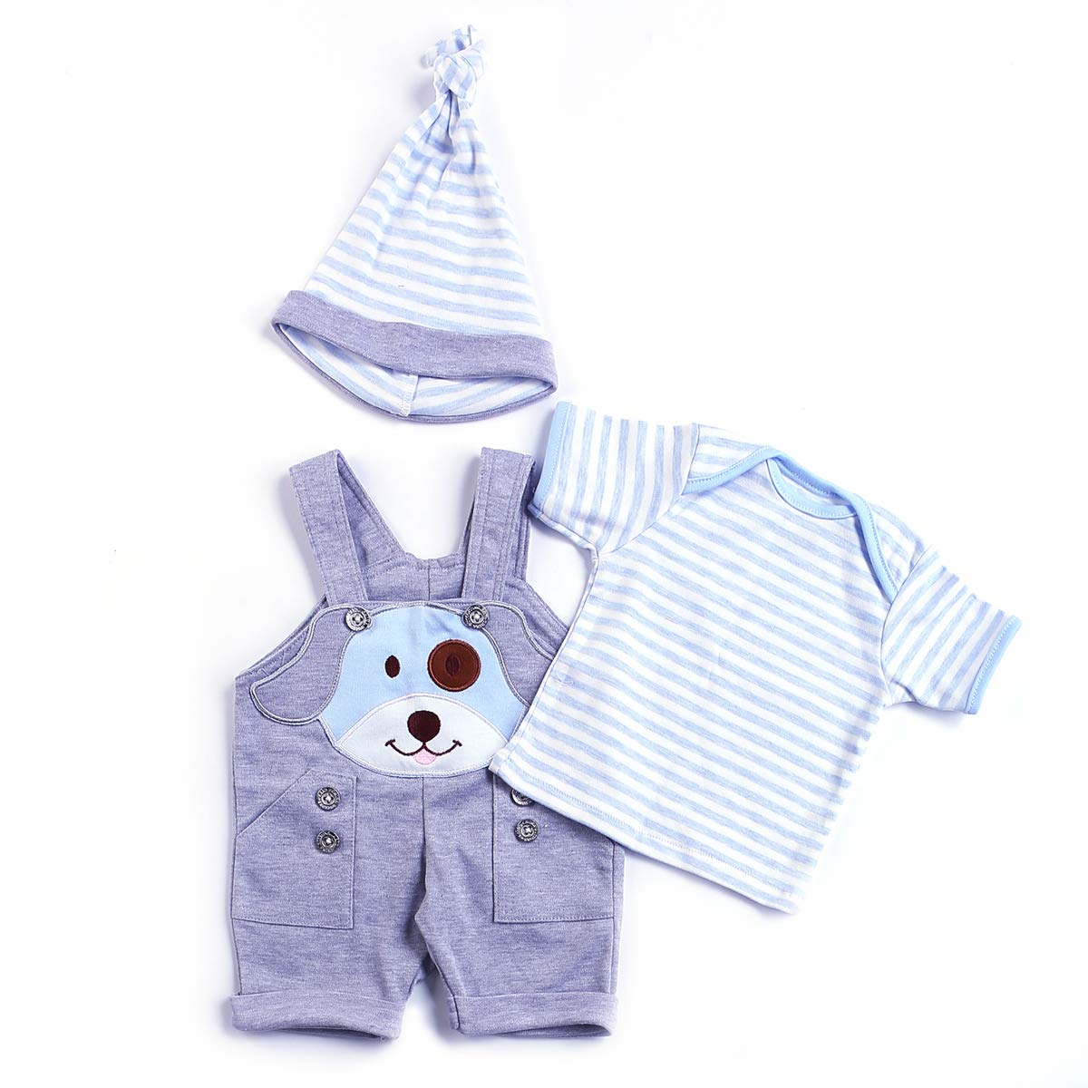 22 Inch Reborn Baby Boy Doll Clothes Set - Outfits & Accessories for 20-22