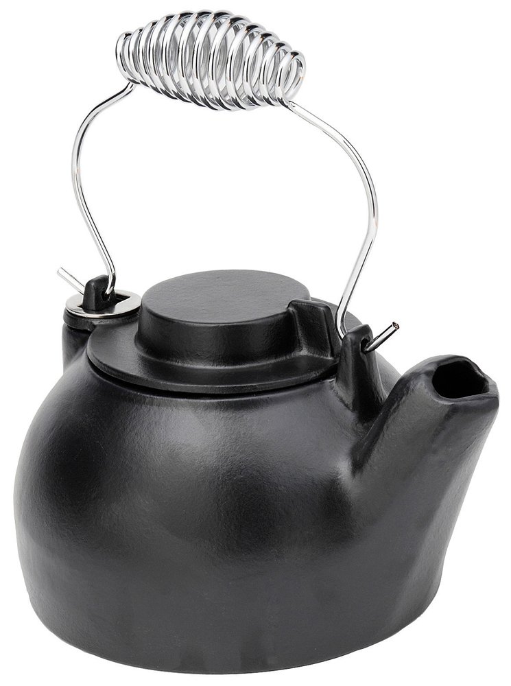 Premium 2.5 Quart Blue Black Cast Iron Humidifying Kettle for Home, Office & Tea Ceremony - Perfect for Aromatherapy, Herbal Tea & Indoor Humidity Control