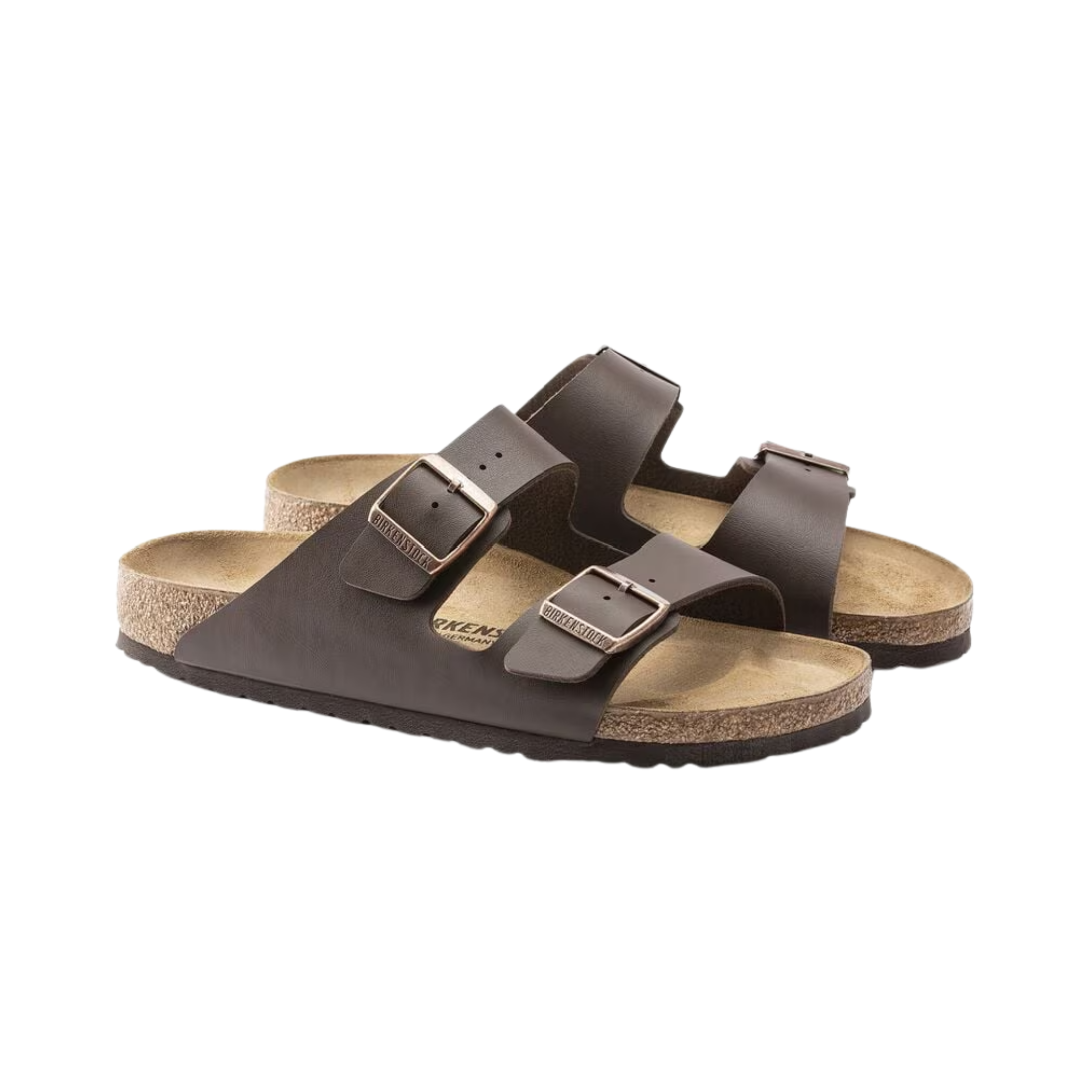 Arizona Women's Sandals - Dark Brown Birko-Flor Comfortable Footwear for Casual Wear & Outdoor Activities