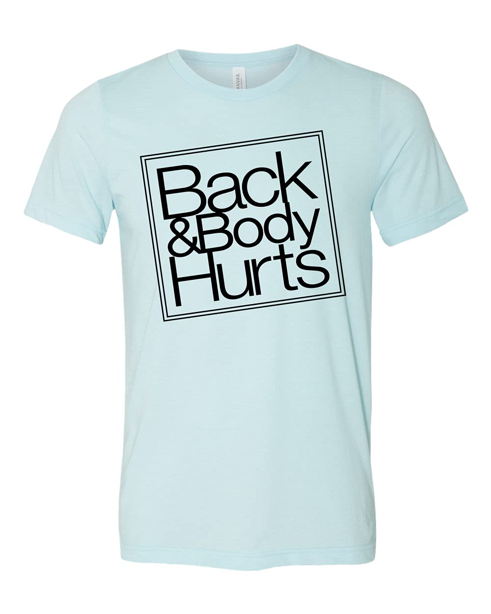 Funny Sassy Women's T-Shirt - 'Back and Body Hurts' Sarcastic Mom Gift - Bath & Body Humor Tee for Cussing Women - Perfect for Relaxing, Girls Night Out & Stress Relief