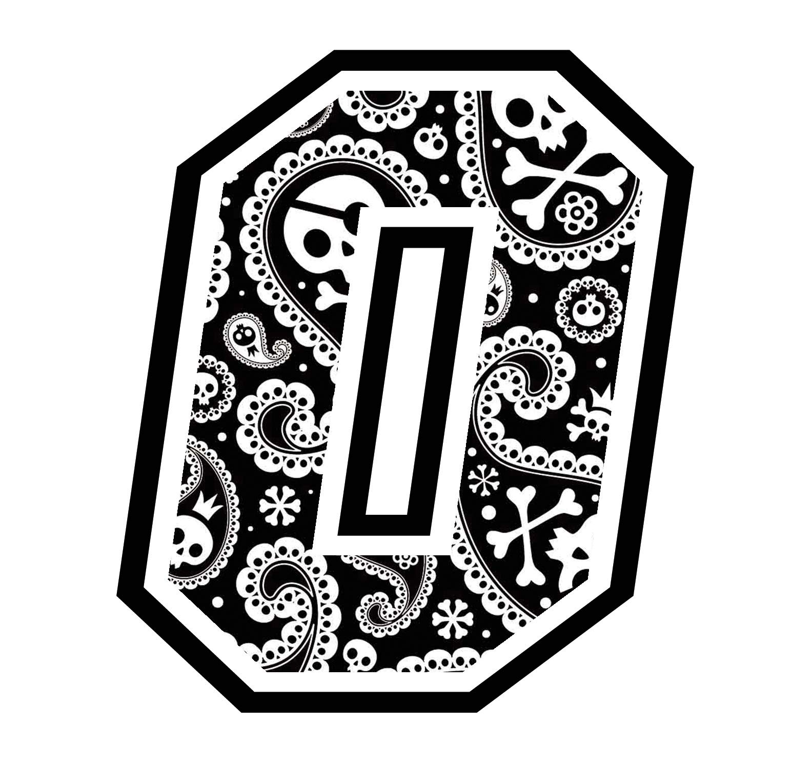 Motorcycle Race Number Stickers 8-14cm - Skull, Henna Flowers, Black & White Smile Designs - Durable Vinyl Decals for Motocross, Track, Auto, Bike | Perfect for Helmets, Bikes & Racing Gear