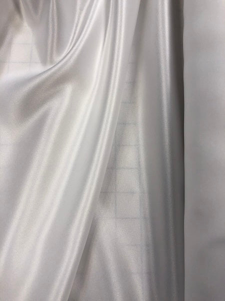 60 Inch Wide White Princess Satin Fabric - Premium Bridal & Formal Dress Material for Wedding Gowns, Evening Dresses, and Special Occasion Decorations