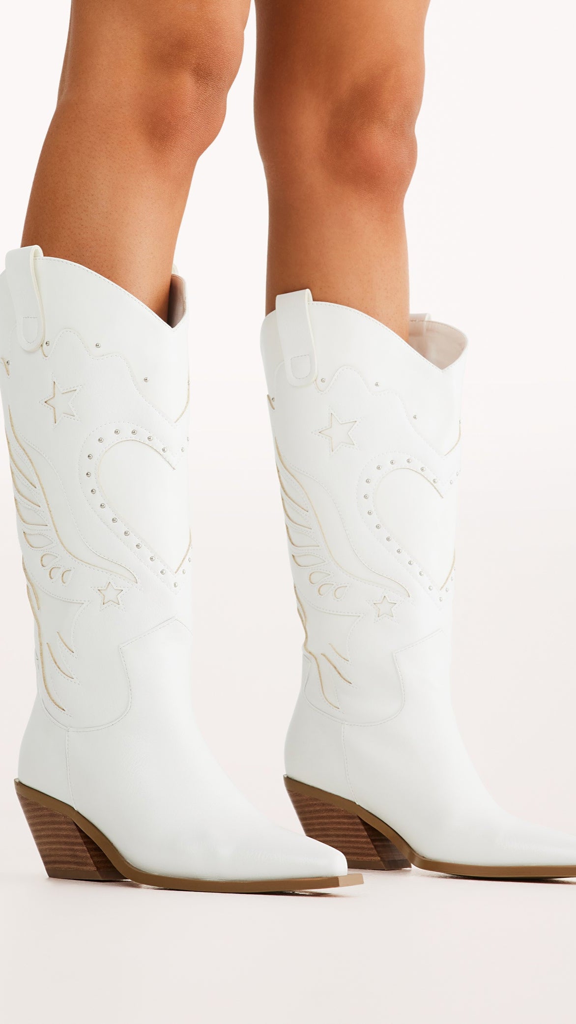 Everlyn Women's White Ankle Boots - Stylish & Comfortable for Casual Outings, Work & Date Nights