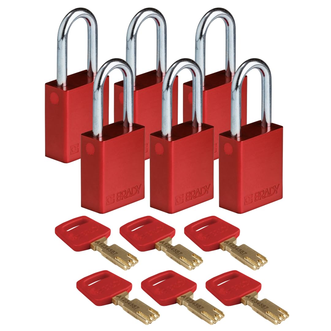 Brady SafeKey Lockout Padlock - 1.5