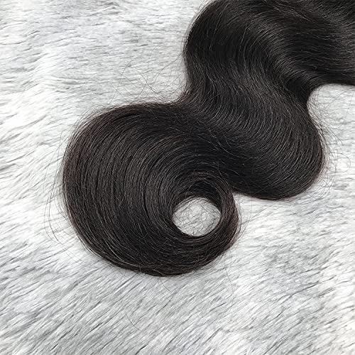 Pre-Bonded I-Tip Human Hair Extensions - 100% Brazilian Remy Hair - Body Wave - Keratin Stick Tip - #1 Jet Black, #2, #4 - 100g/100 Strands (20 Inch) - Perfect for Daily Styling, Parties & Special Occasions