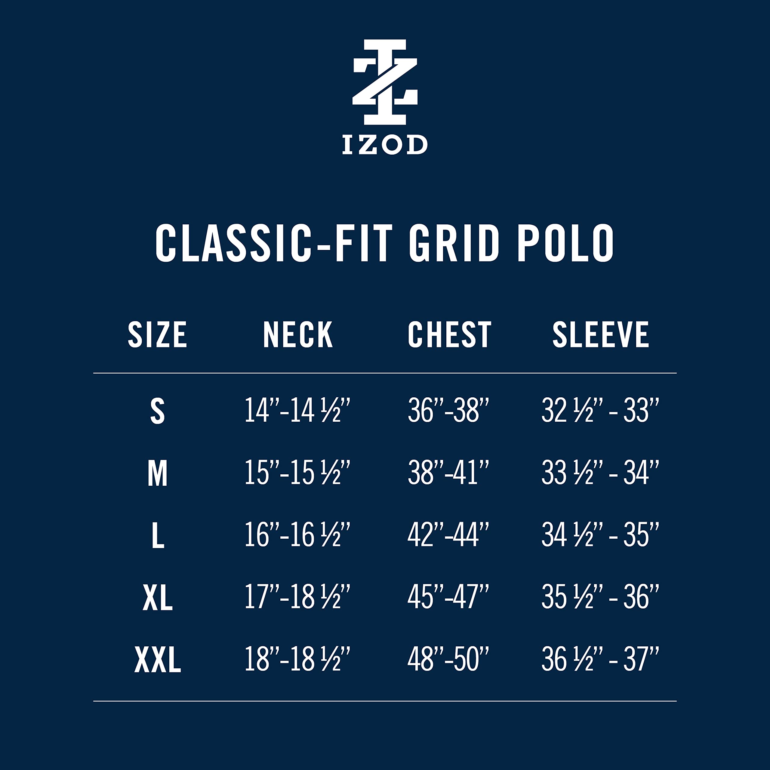 IZOD Men's Performance Golf Polo Shirt - Moisture-Wicking & Breathable - Perfect for Golf, Casual Wear & Outdoor Activities