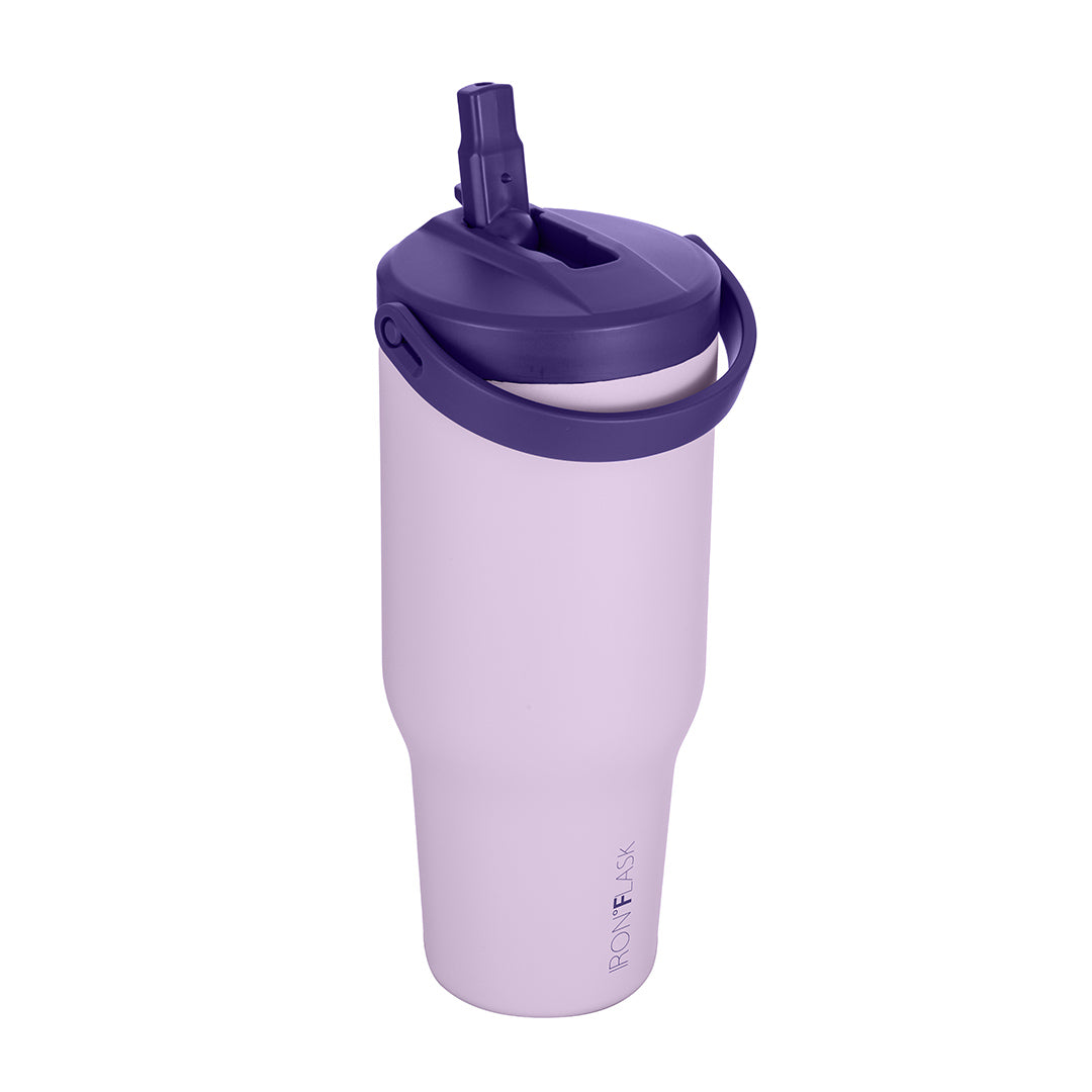 30 Oz Sidekick Insulated Stainless Steel Water Bottle with Straw Lid - Leakproof & Sweatproof - Keep Drinks Cold 24Hrs/Hot 12Hrs - Perfect for Gym, Hiking, Travel & Office Use