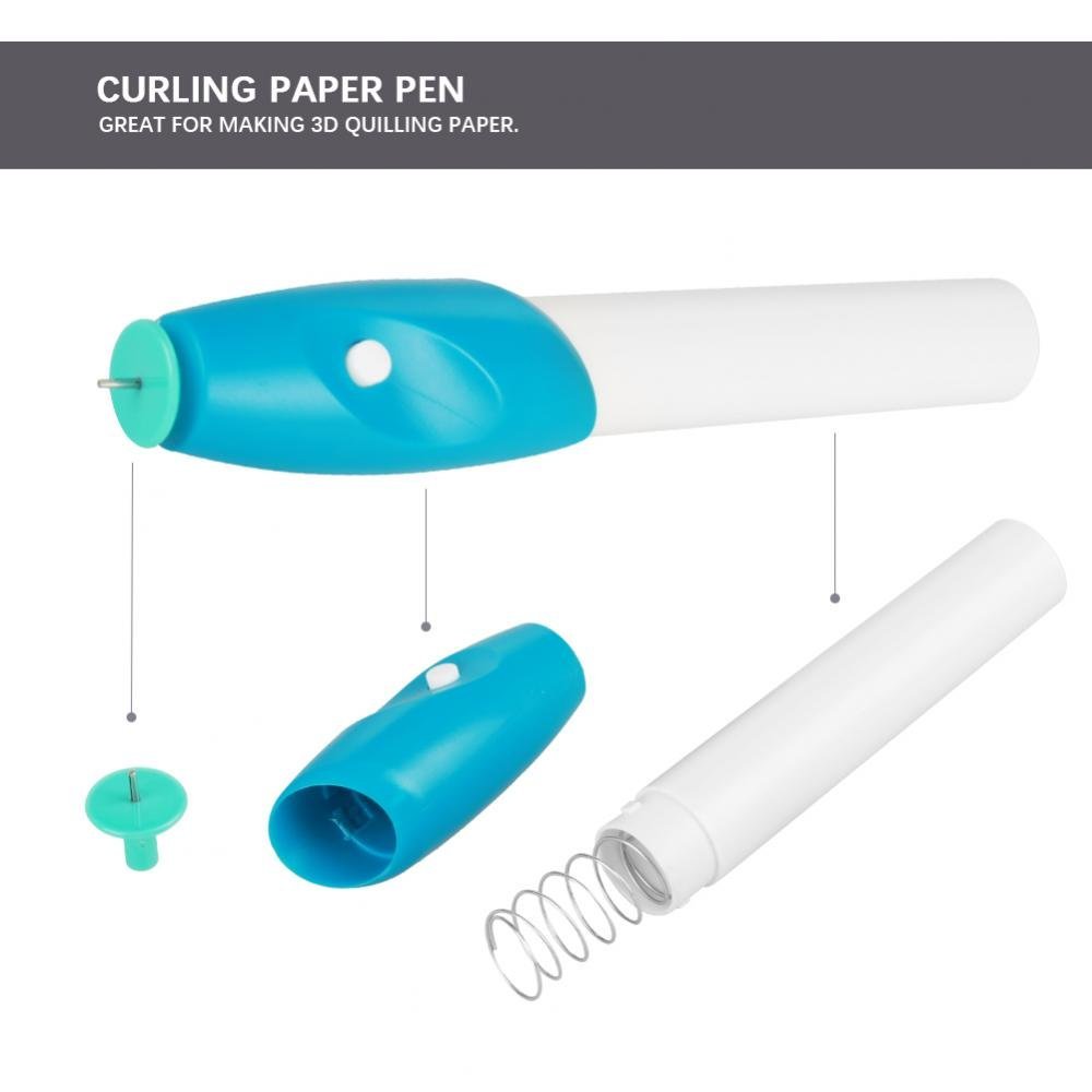 Electric Quilling Tool Kit - Paper Quilling Pen with Steel Tip for DIY Scrapbooking, Card Making, and Origami Crafts - Perfect for Handmade Greeting Cards and Home Decor Projects