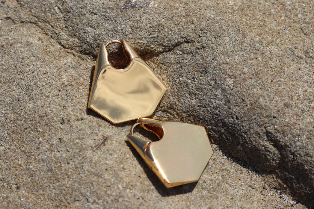 Hybrid Hoops Gold Earrings - Trendy Lightweight Hoop Earrings for Women, Perfect for Everyday Wear & Special Occasions