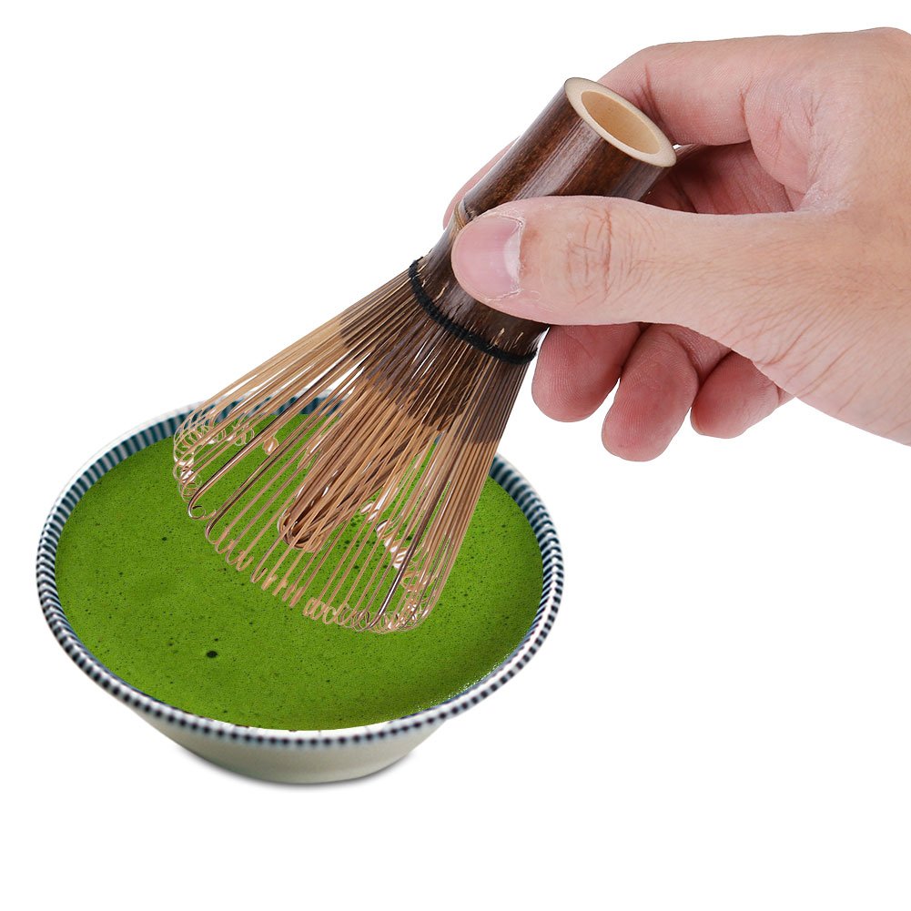 Premium Handcrafted Fdit Chasen Matcha Whisk - Traditional Japanese Bamboo Tea Whisk for Green Tea, Coffee & Powder Blending - Perfect for Tea Ceremonies, Home Brewing & Barista Use