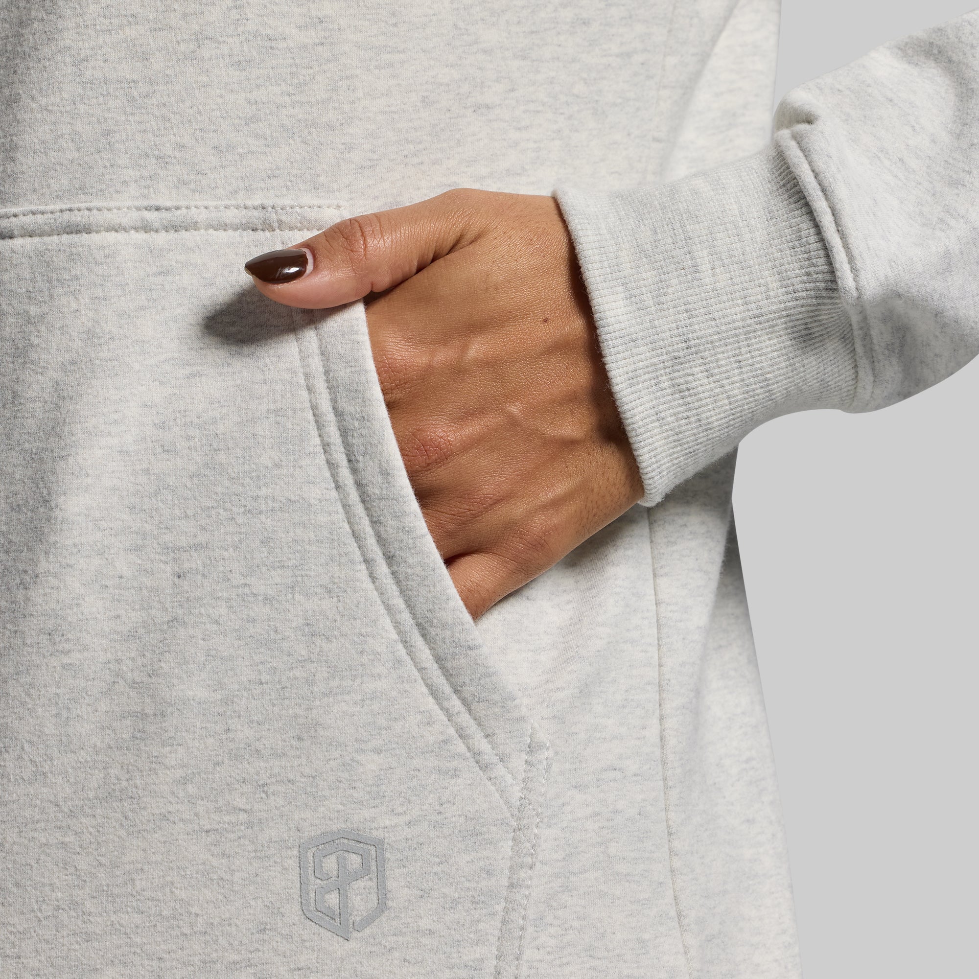 Women's Unmatched Hoodie - Heather White | Cozy Pullover Sweatshirt for Casual Wear, Lounge & Outdoor Activities