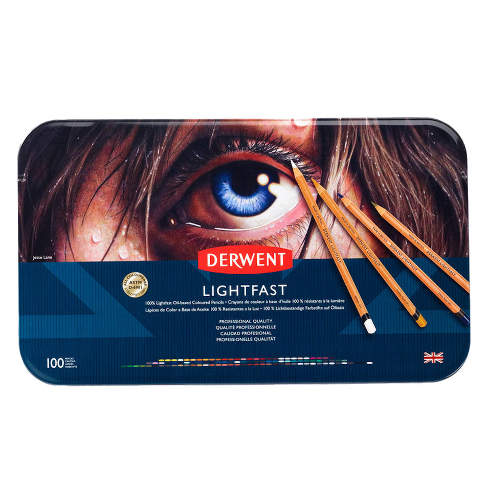 Derwent Lightfast Colored Pencils Set of 100 - Professional Artist Drawing Supplies for Sketching, Coloring & Illustration - Perfect for Fine Art, Adult Coloring Books & Creative Projects