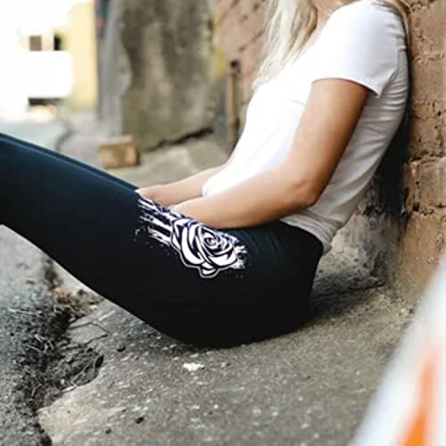 American Flag Leggings for Women - Patriotic 100% Cotton Yoga Pants with Comfort Waistband | Made in USA | Perfect for 4th of July, Independence Day, Workouts & Gym | Great for Patriotic Events, Fitness Classes, Running Errands & Casual Everyday Wear
