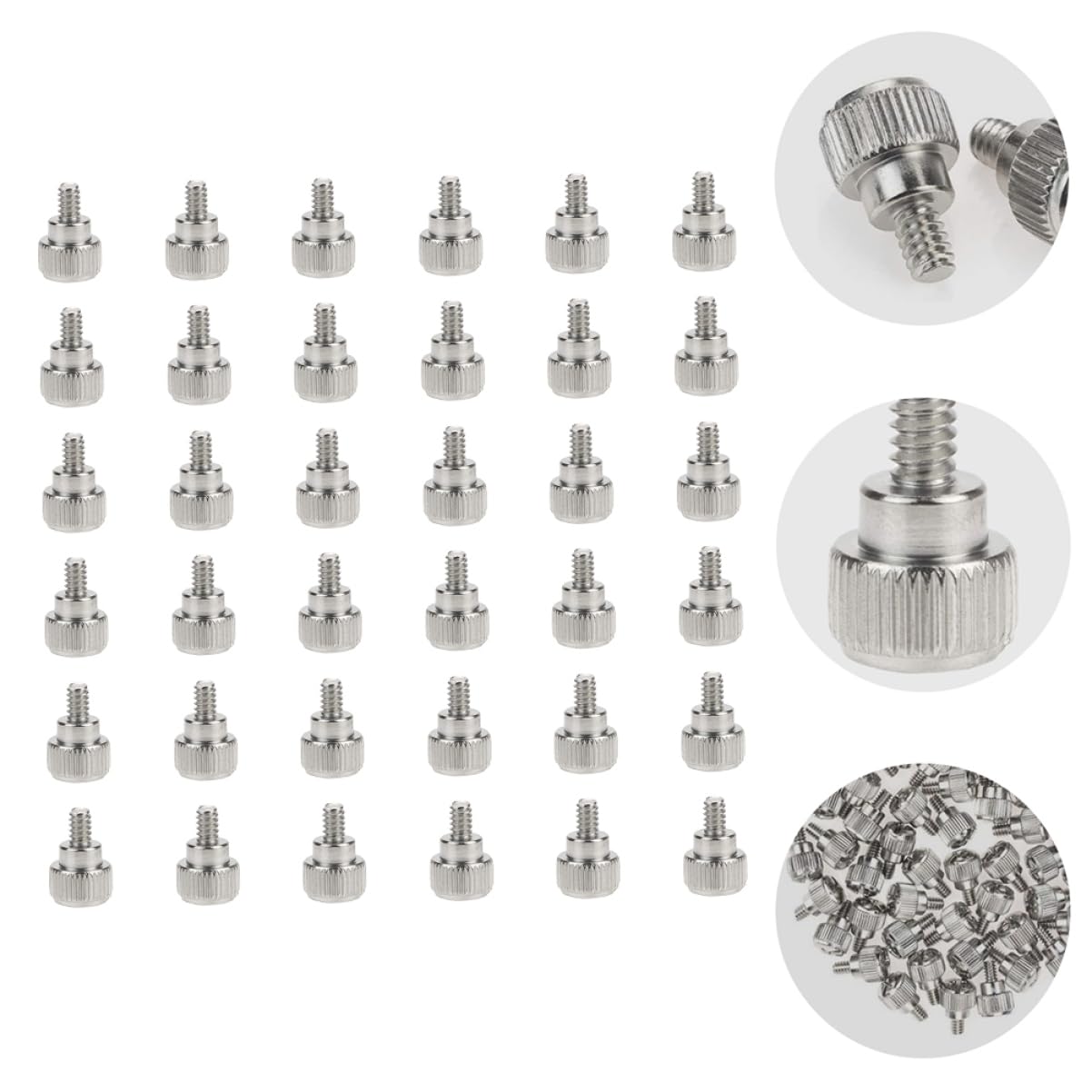 Gatuida 100pcs Computer Case Screws Replacement Kit - Anti-Deformation, Durable PC Build Screws for Desktop Tower Assembly & Hardware Repair