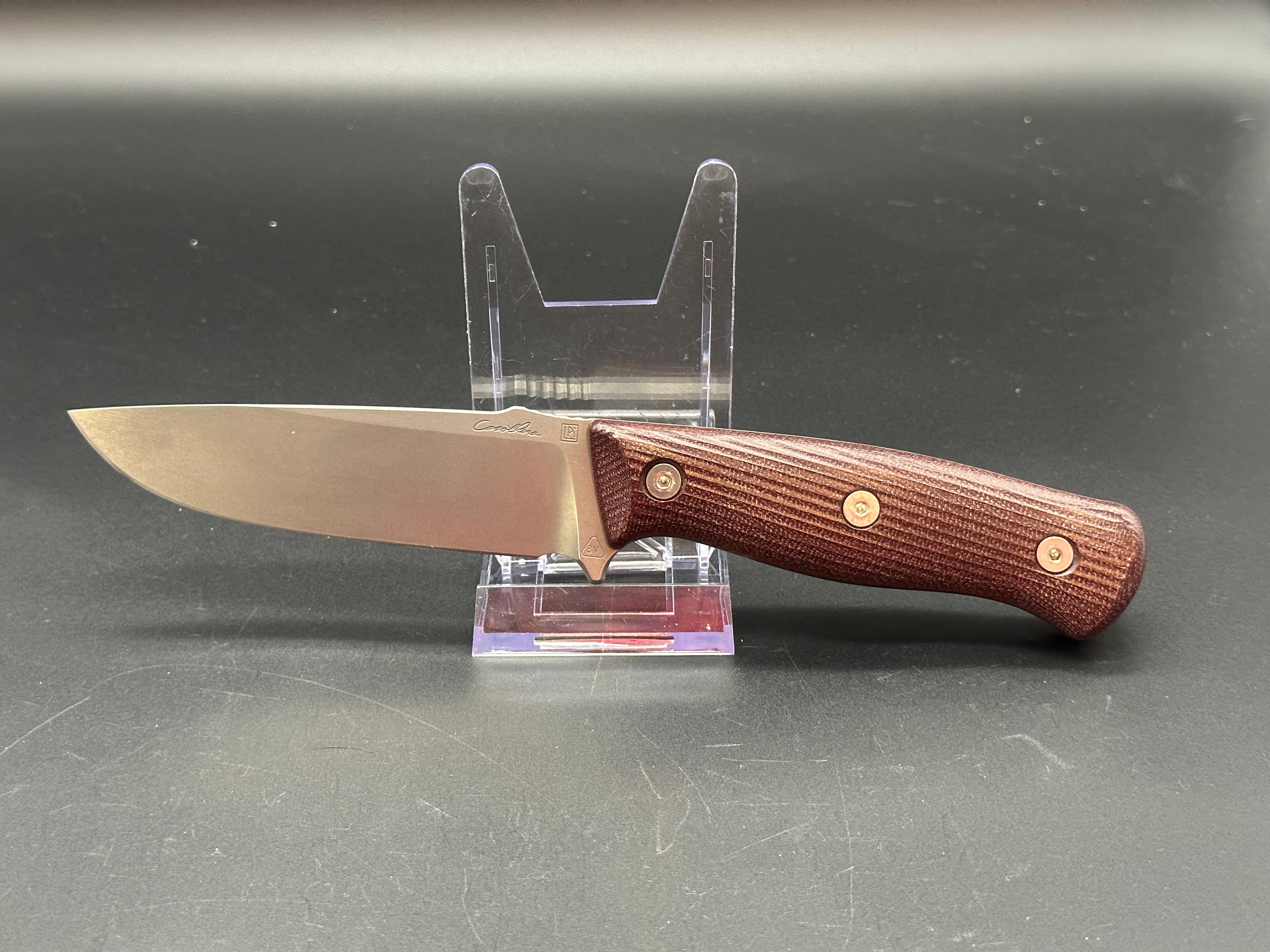 Carothers Utility Field Knife FK2 - High Performance Outdoor Survival Knife for Camping, Hunting & Bushcraft | Durable Fixed Blade Tactical Knife with Sheath