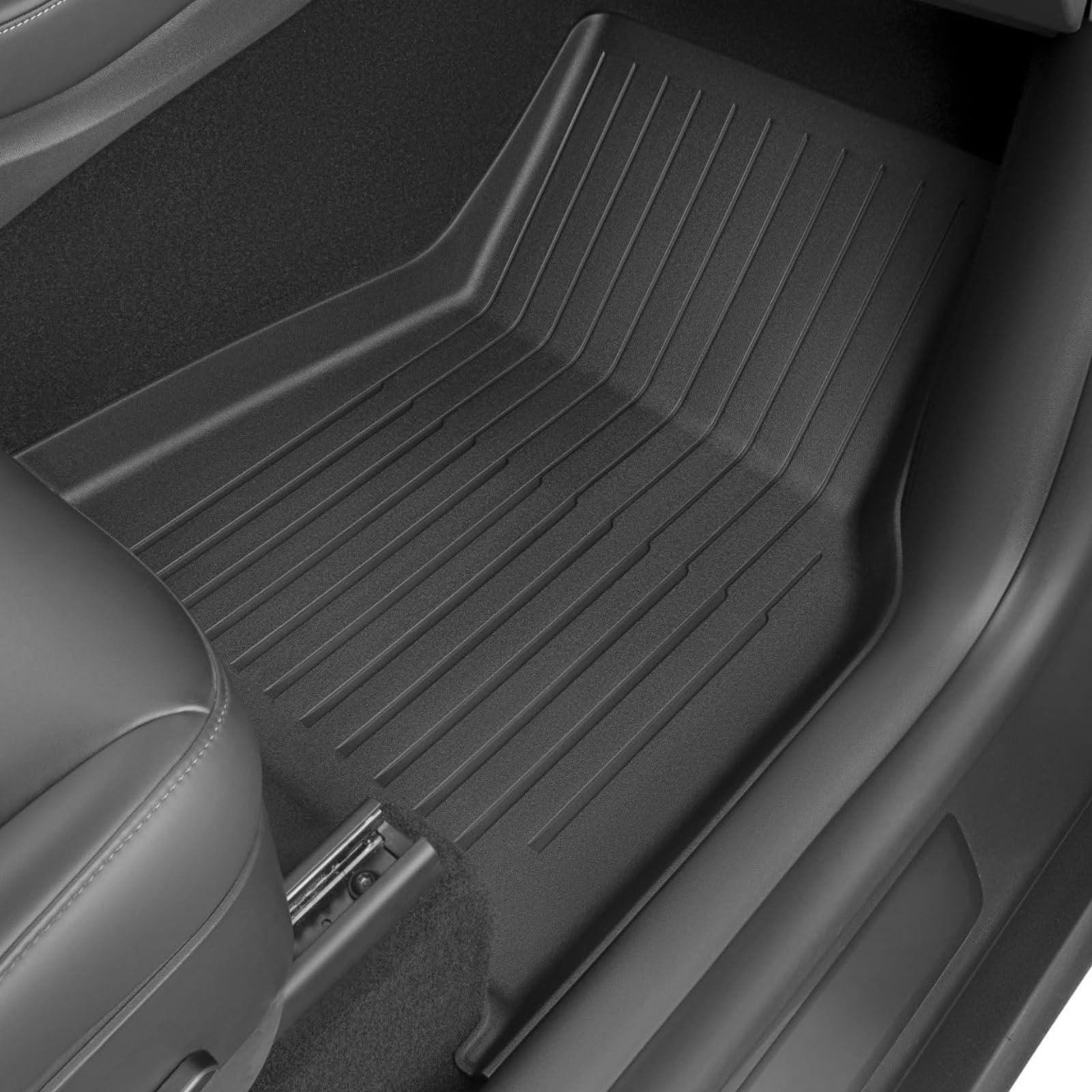 Premium All-Weather Floor Mats & Cargo Liners for Tesla Model Y 5-Seat 2021-2025 | Custom Fit TPE Trunk Mats | Anti-Slip Interior Accessories | Perfect for Road Trips, Daily Commutes & Outdoor Adventures (Does NOT fit 7-Seat & Juniper)