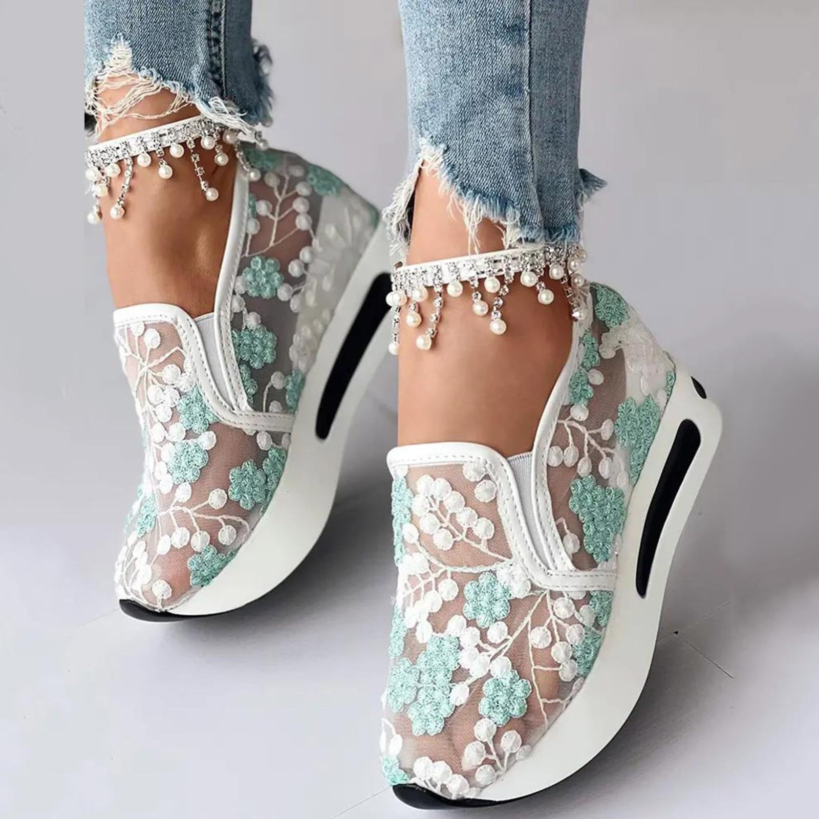 Women's Slip-On Tennis Shoes - Comfortable Casual Walking Sneakers for Women | Lightweight Canvas Shoes for Everyday Wear, Gym, and Outdoor Activities