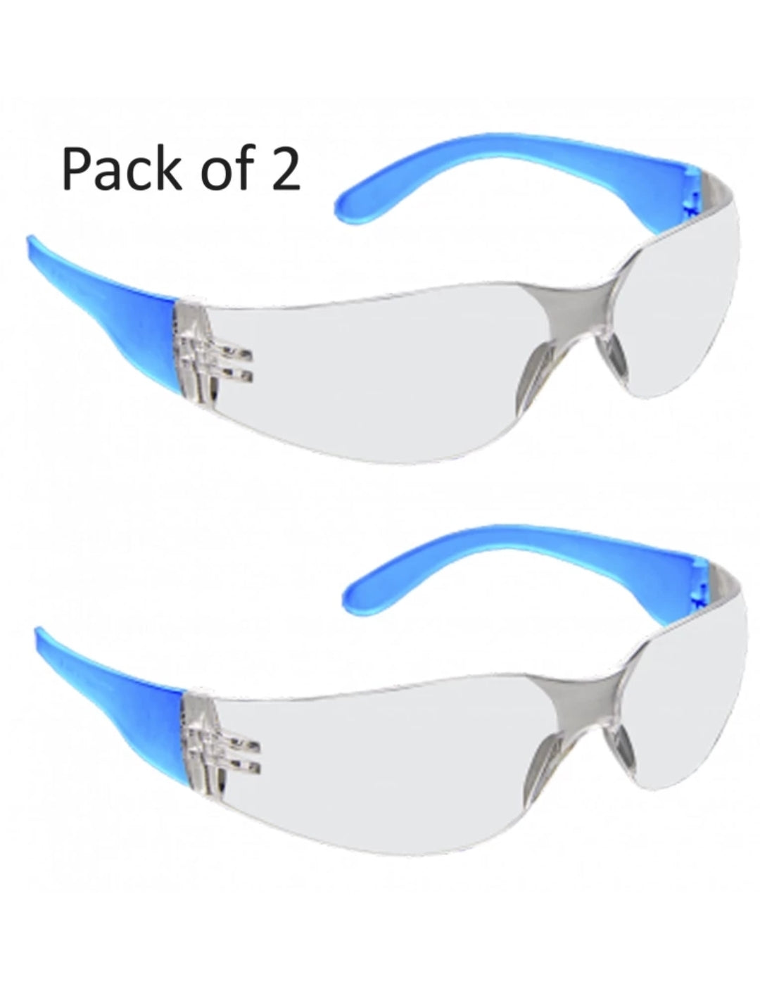 Scratch Resistant Clear Safety Goggles - ANSI Z87.1 Certified Protective Eyewear for Woodworking, Lab & DIY Projects